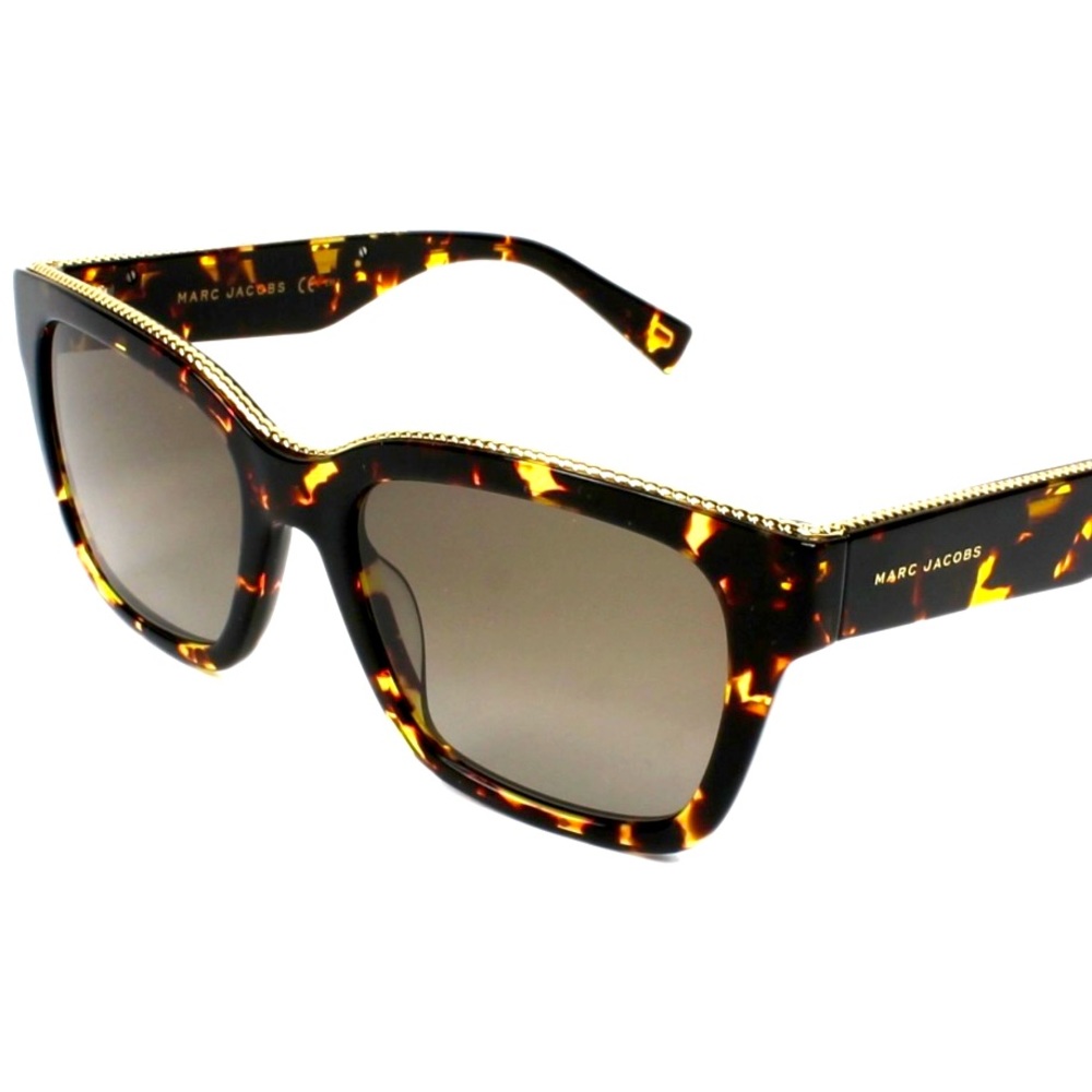 Brand New Marc Jacobs Sunglasses - Marc 163/S with white case, pouch, and cloth